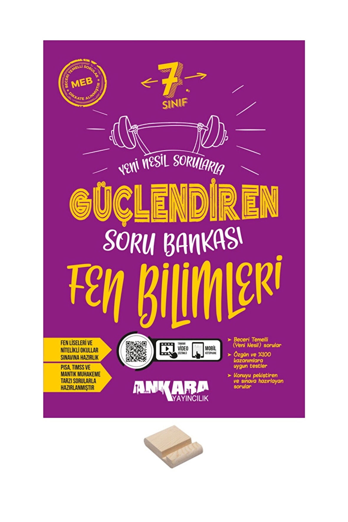 7. Sınıf Fen Bilimleri Güçlendiren Soru Bankası ve Telefon Standı