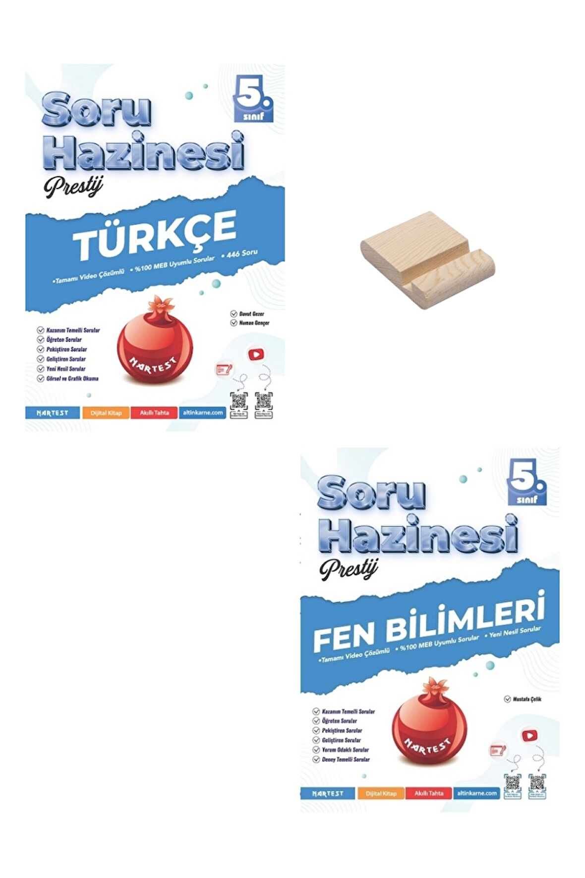 5. Sınıf Prestij Türkçe ve Fen Bilimleri Soru Hazinesi + Telefon Tutucu