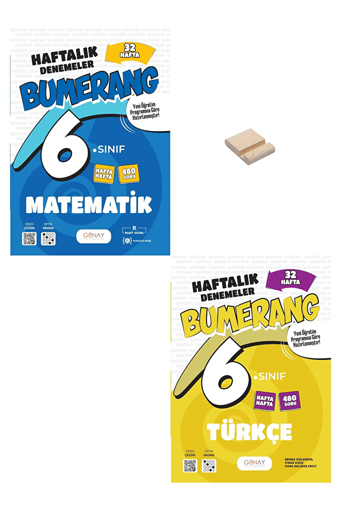 6. Sınıf Bumerang Matematik ve Türkçe 32 Haftalık Denemeleri + Telefon Standı