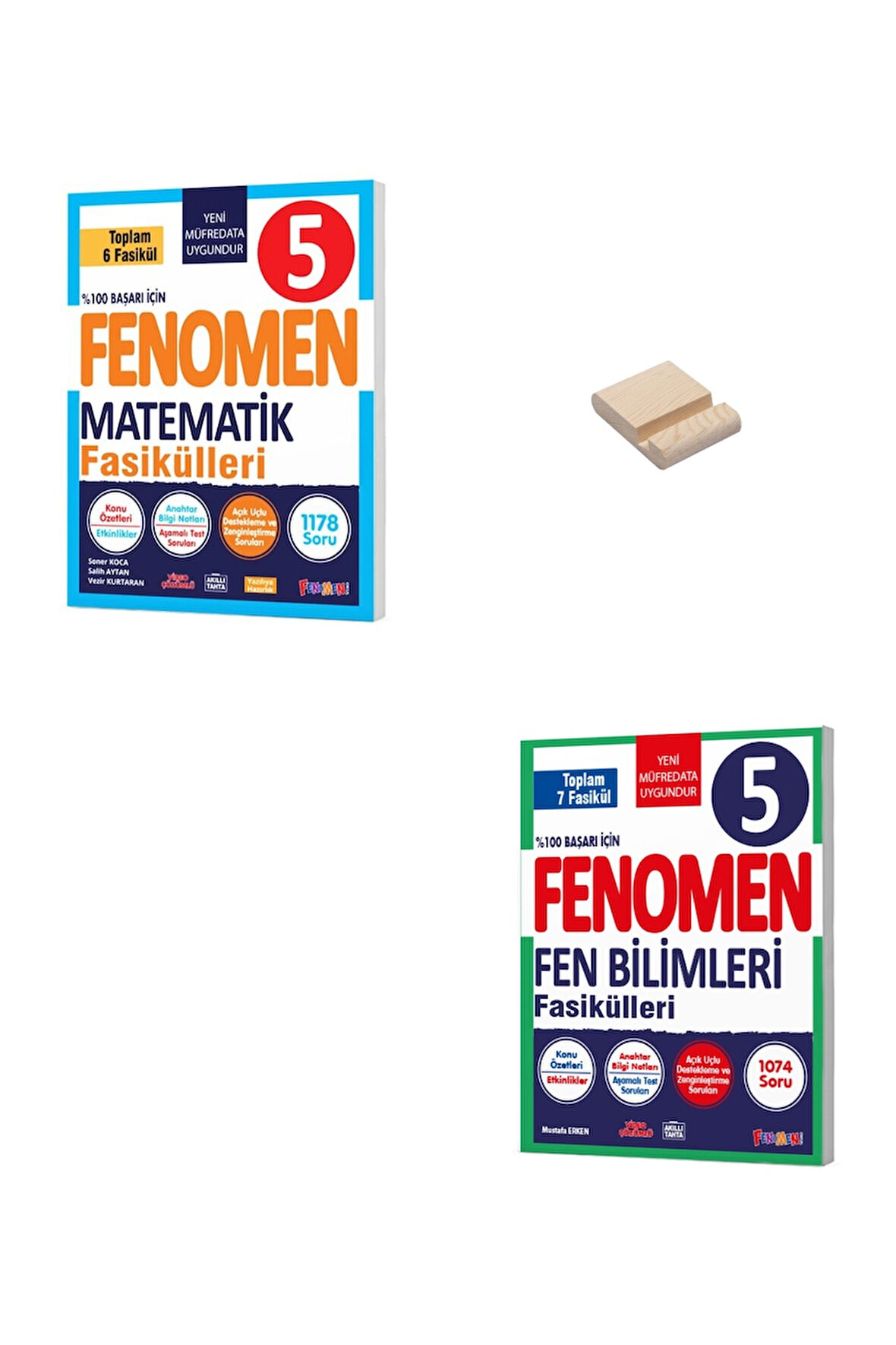 5. Sınıf Matematik ve Fen Bilimleri Fasikülleri + Telefon Standı