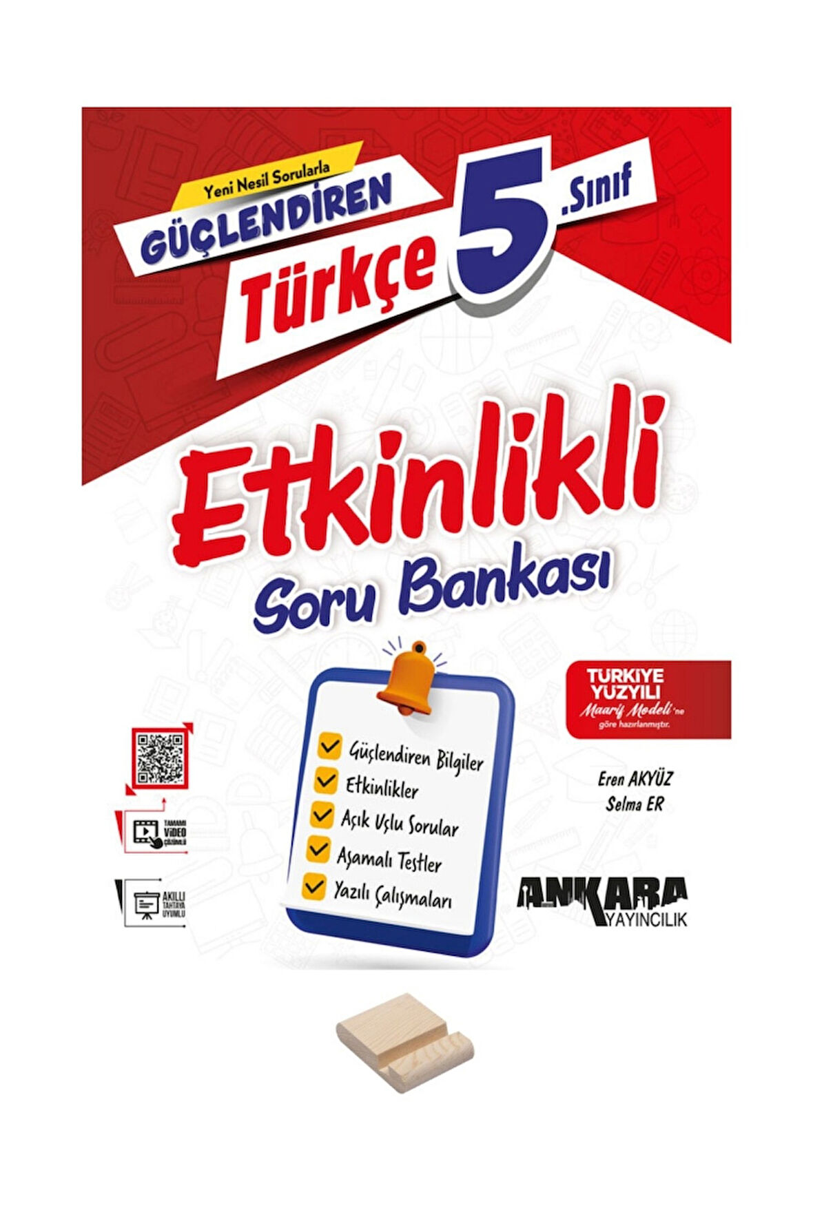 5.Sınıf Güçlendiren Türkçe Etkinlikli Soru Bankası ve Telefon Standı