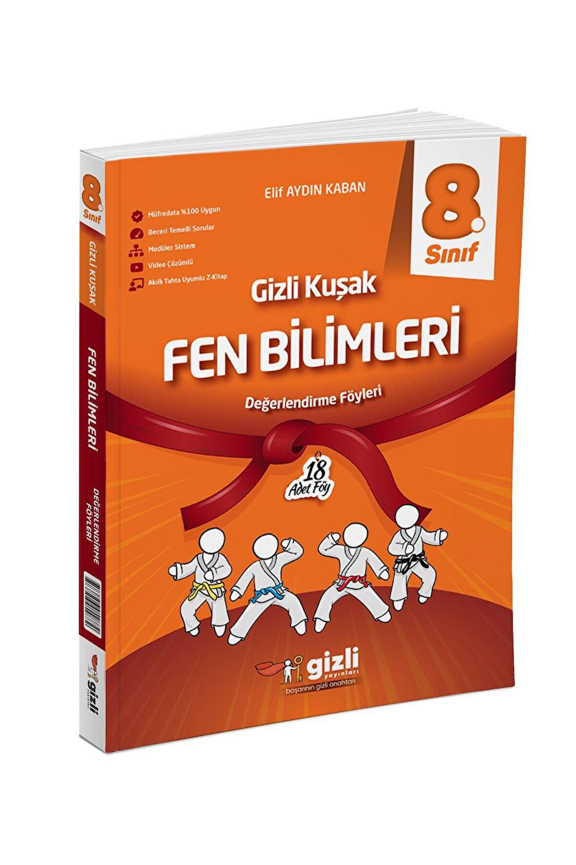 GİZLİ YAYINLARI 8. SINIF FEN BİLİMLERİ GİZLİ KUŞAK DEĞERLENDİRME FÖYLERİ 2025 YENİ ÜRÜN