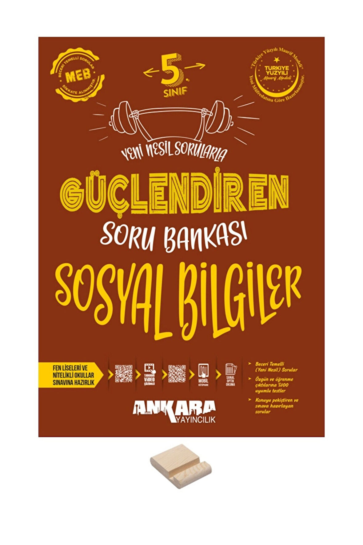 5. Sınıf Güçlendiren Sosyal Bilgiler Soru Bankası ve Telefon Standı