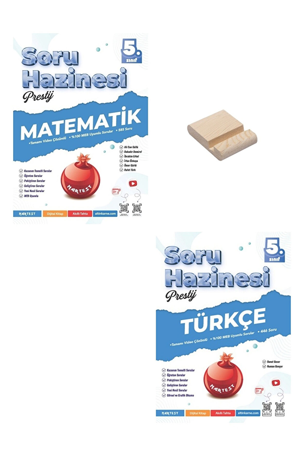 5. Sınıf Prestij Matematik ve Türkçe Soru Hazinesi + Telefon Tutucu