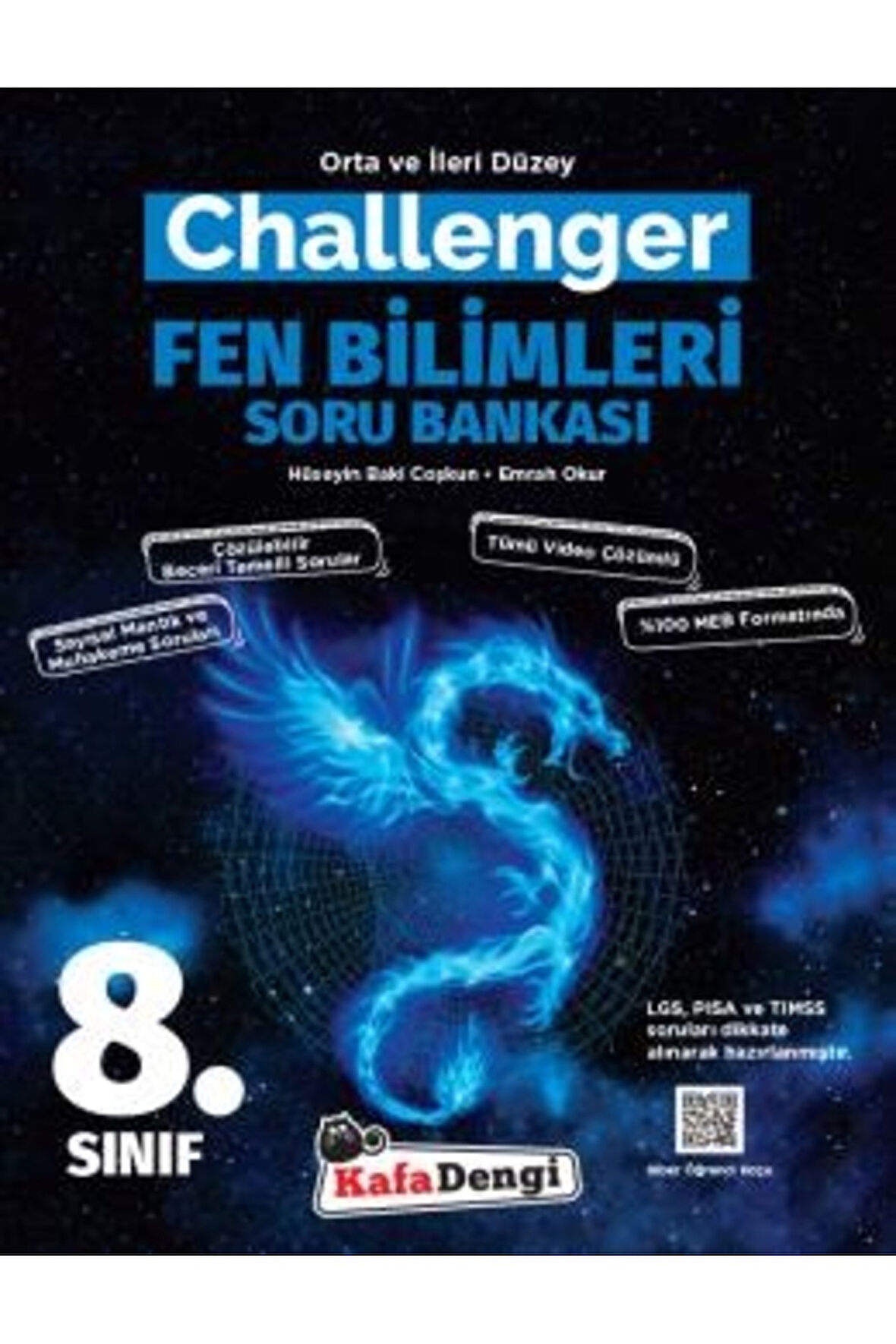 KafaDengi 8.Sınıf Challenger Fen Bilimleri Soru Bankası LGS 2026 +Telefon Tutucu+Çözüm Ayracı