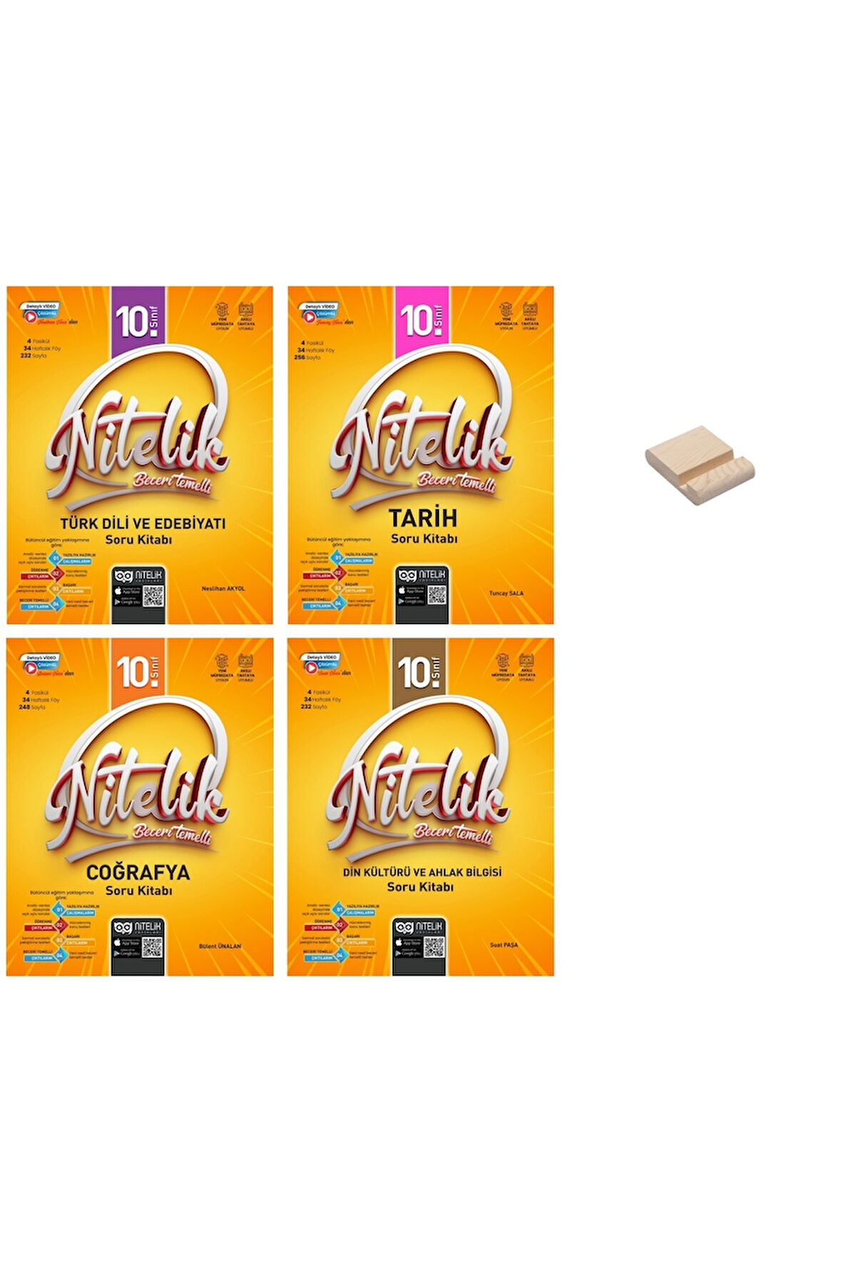 10. Sınıf Beceri Temelli Edebiyat Tarih Coğrafya ve Din Kültürü Soru Bankası 4lü Set