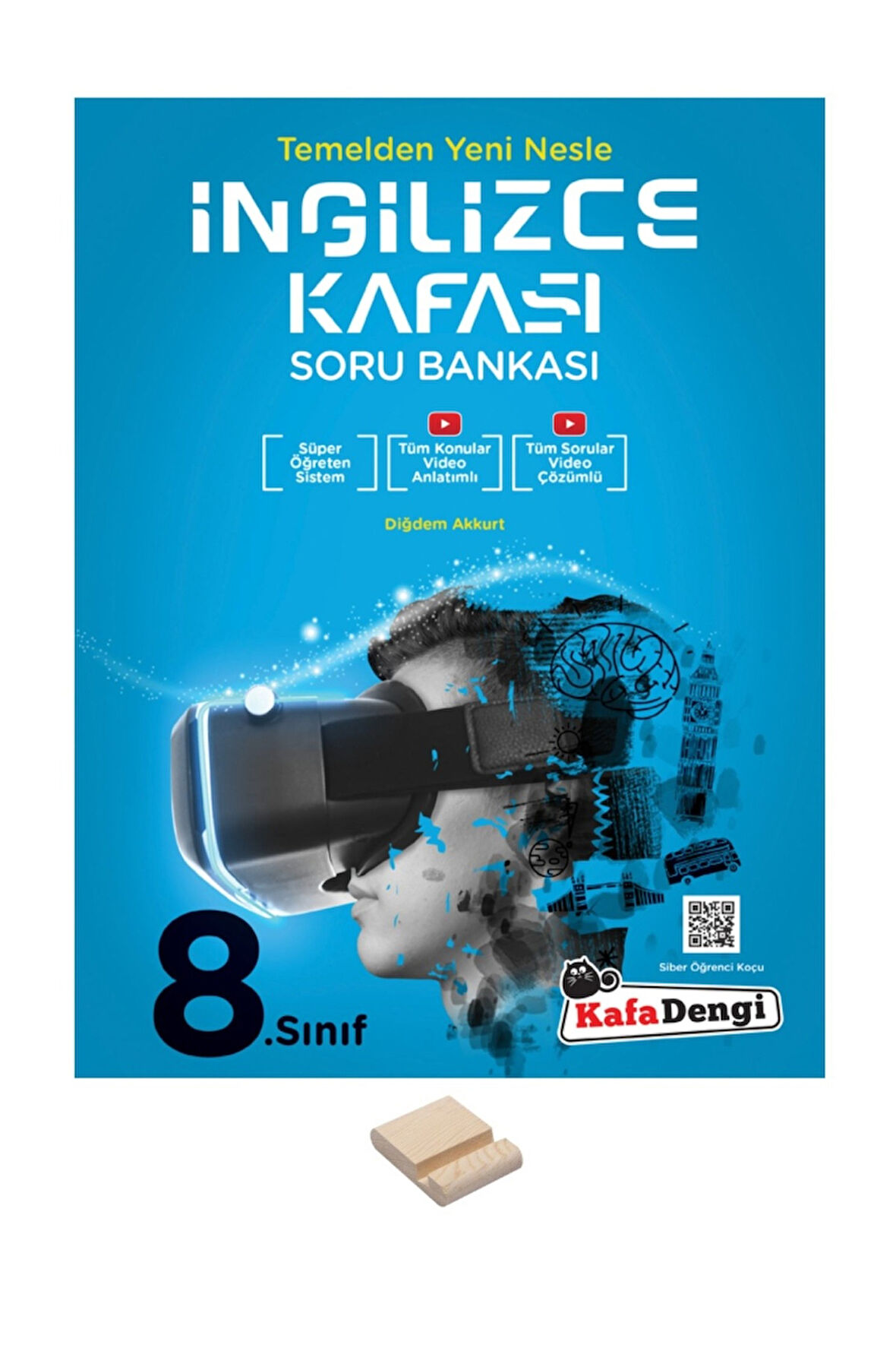 LGS 8. Sınıf İngilizce Soru Bankası ve Telefon Standı