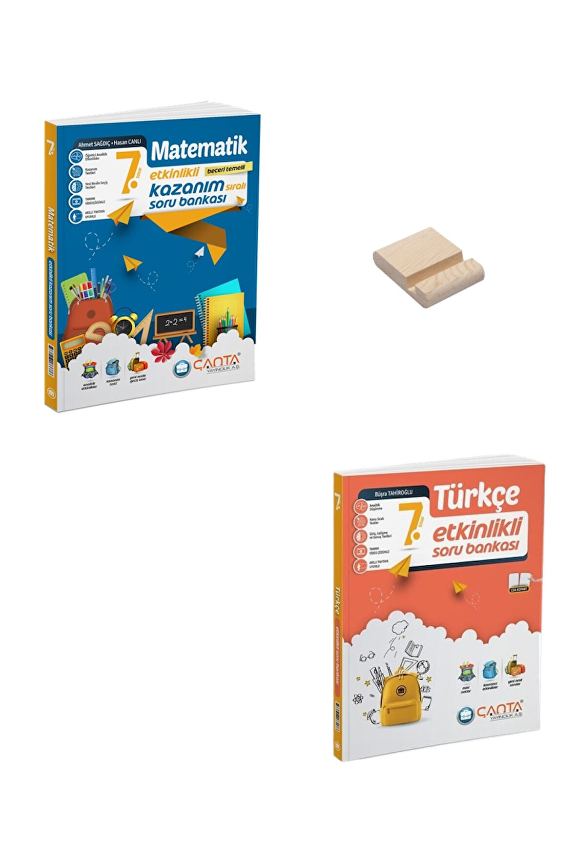 7. Sınıf Matematik ve Türkçe Etkinlikli Soru Bankası
