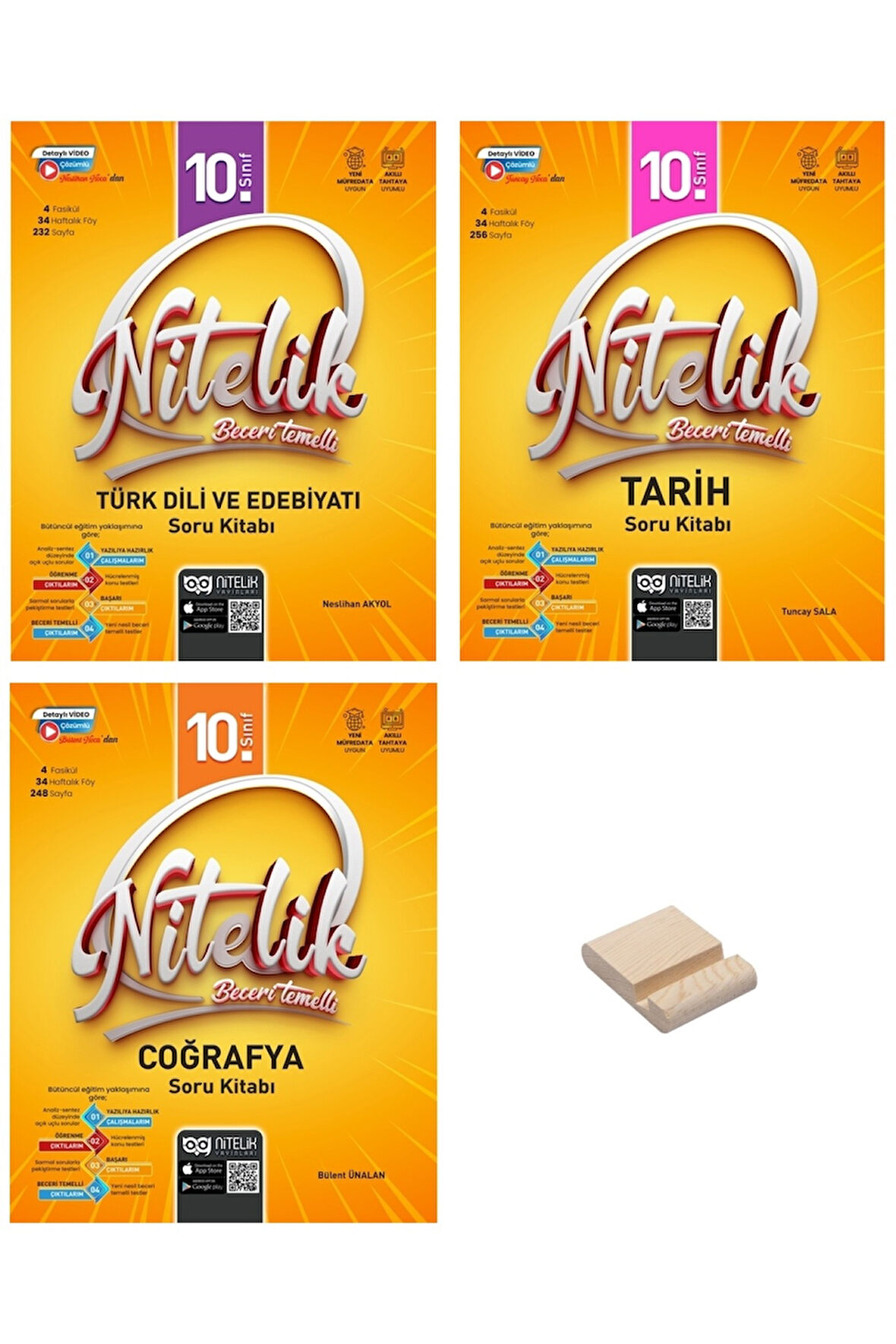 10. Sınıf Beceri Temelli Edebiyat Tarih ve Coğrafya Soru Bankası 3lü Set