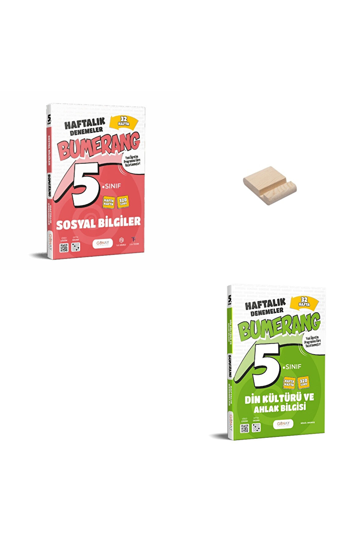 5. Sınıf Bumerang Sosyal ve Din Haftalık Denemeleri + Telefon Standı