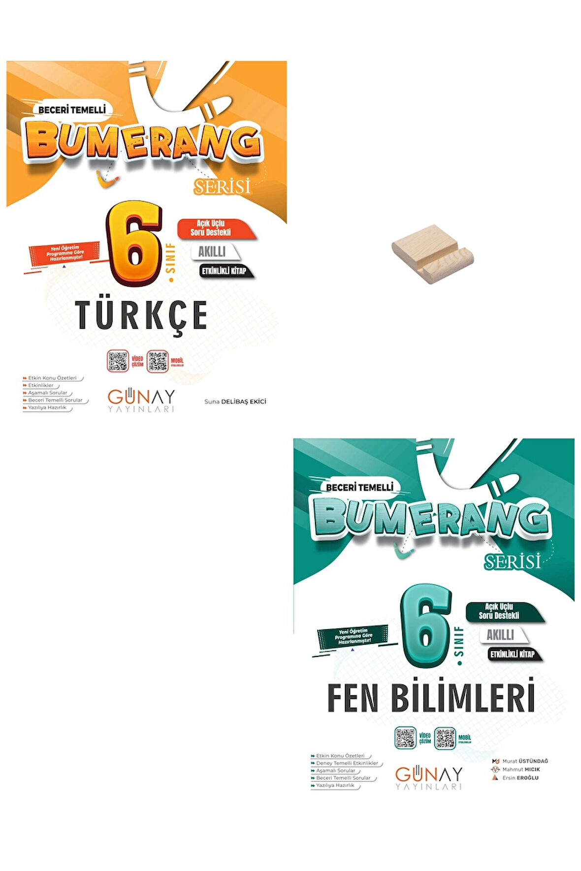 6. Sınıf Bumerang Türkçe ve Fen Etkinlikli Soru Bankası + Telefon Standı