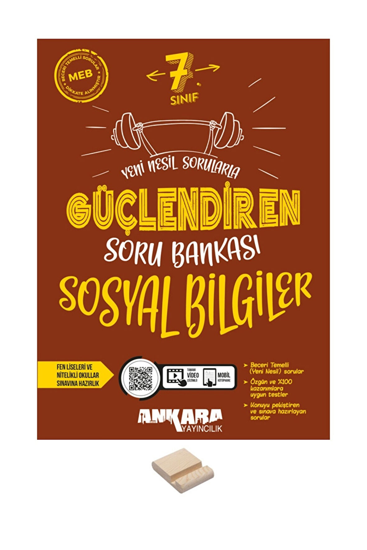 7. Sınıf Sosyal Bilgiler Güçlendiren Soru Bankası ve Telefon Standı