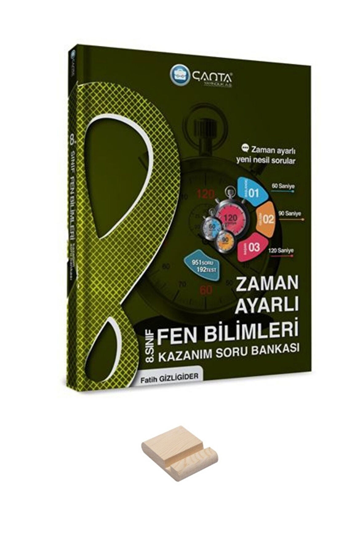 LGS 8. Sınıf Fen Bilimleri Zaman Ayarlı Kazanım Soru Bankası ve Telefon Tutucu