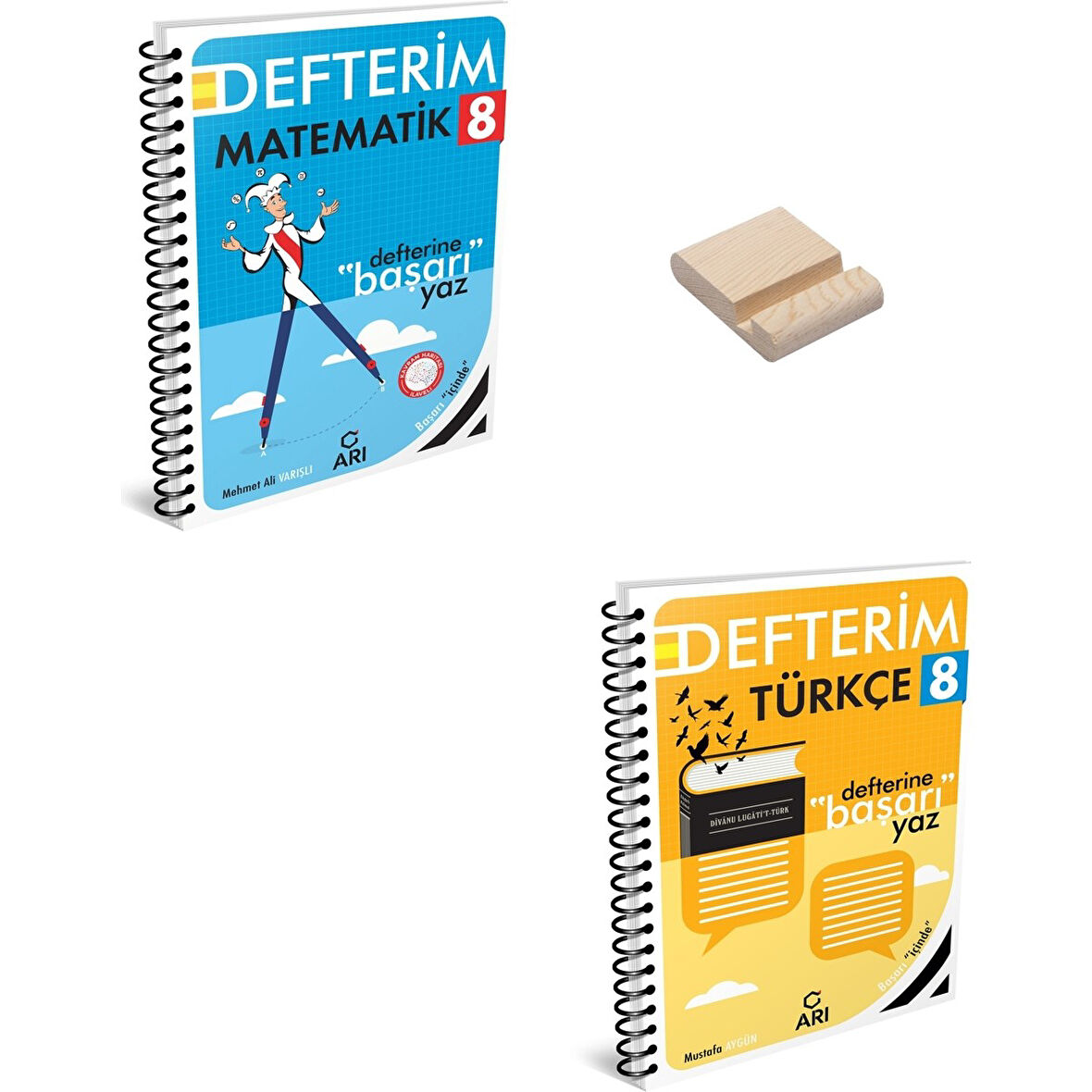 Lgs 8. Sınıf Defterim Matematik ve Türkçe + Telefon Standı