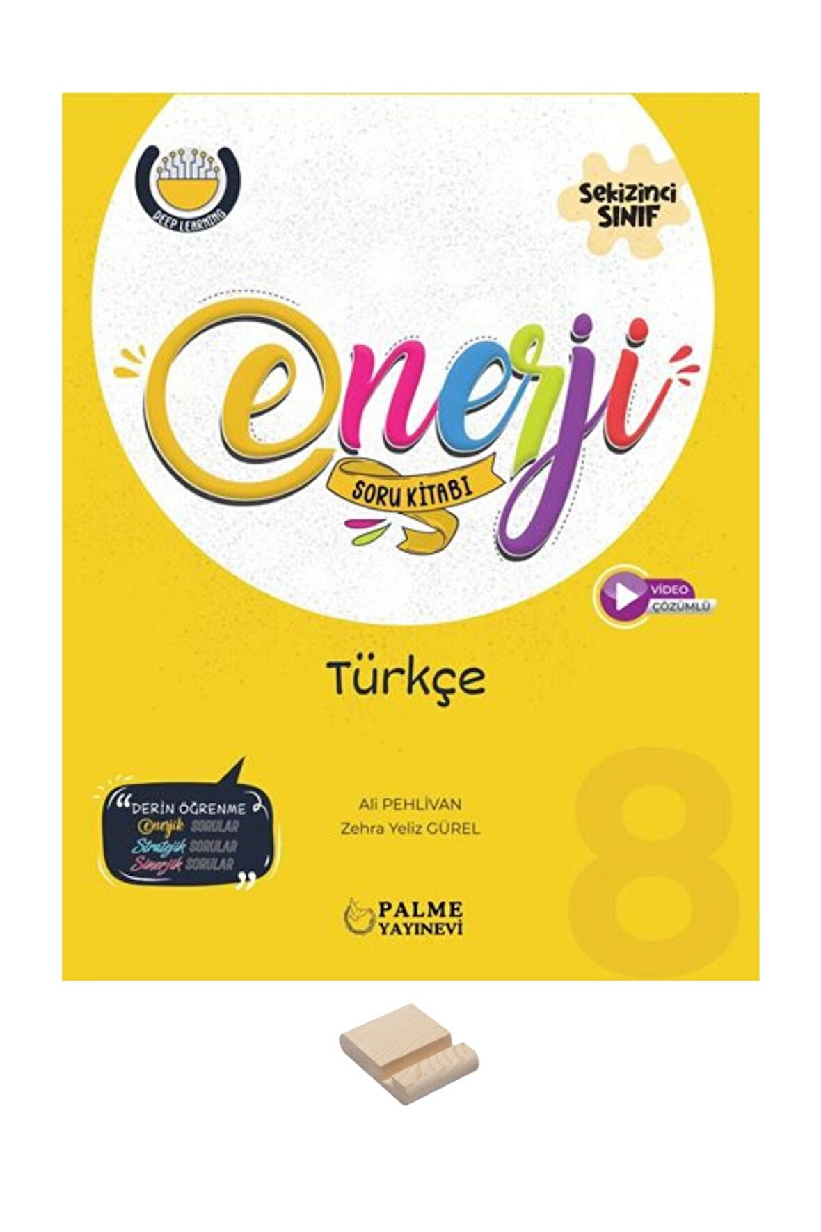 LGS 8. Sınıf Enerji Türkçe Soru Bankası ve Telefon Standı