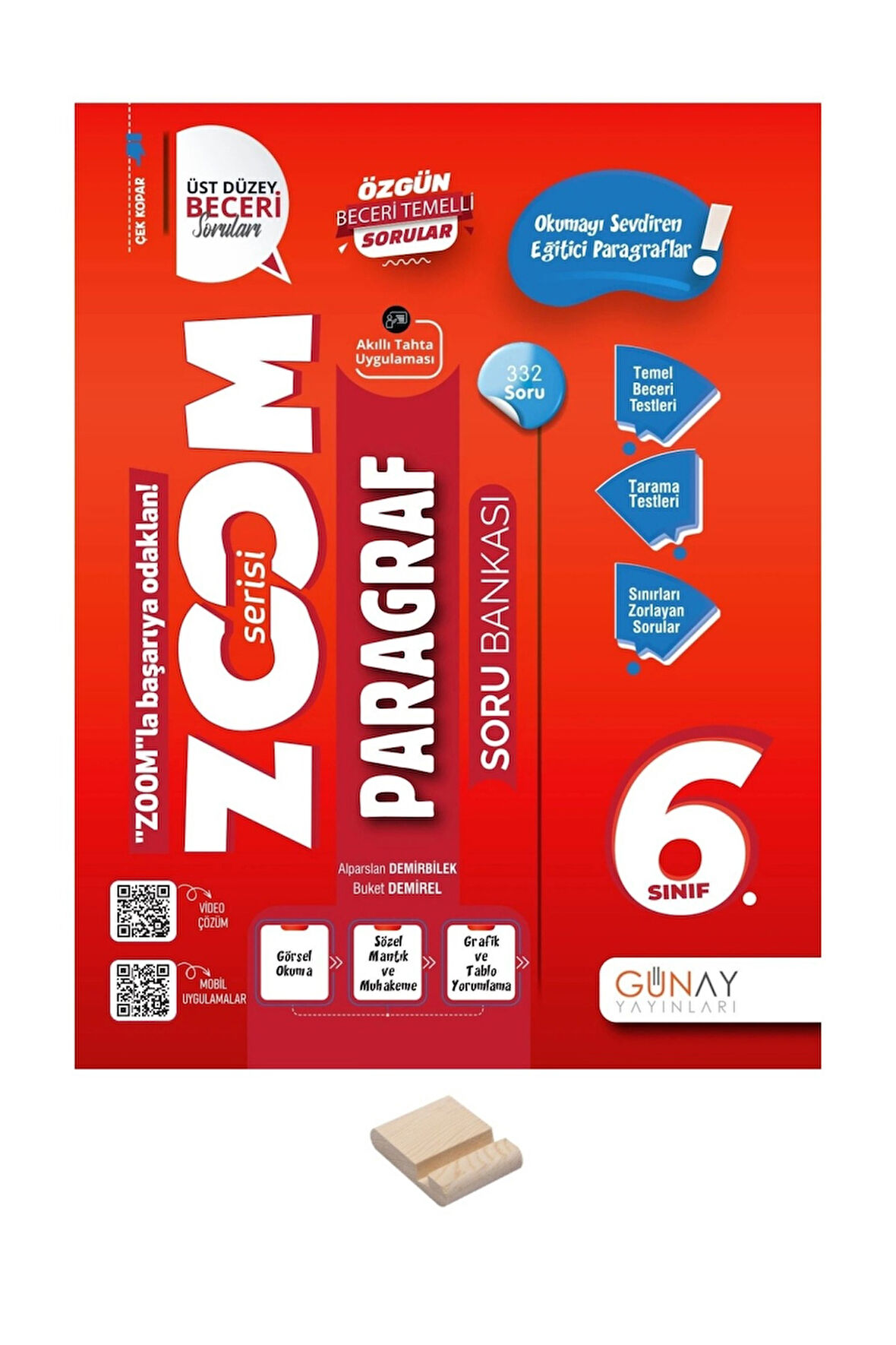 6. Sınıf Zoom Paragraf Soru Bankası + Telefon Standı