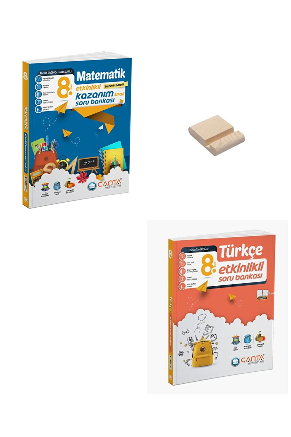 LGS 8. Sınıf Matematik ve Türkçe Etkinlikli Soru Bankası