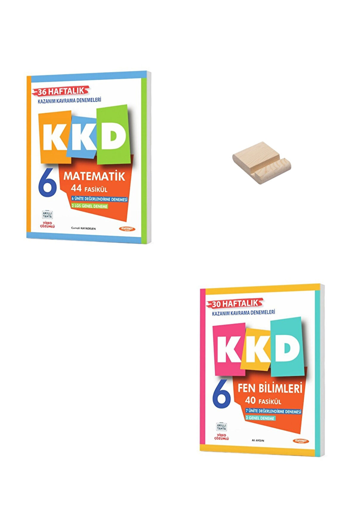 6. Sınıf Matematik ve Fen Bilimleri Haftalık Kazanım Denemeleri + Telefon Standı