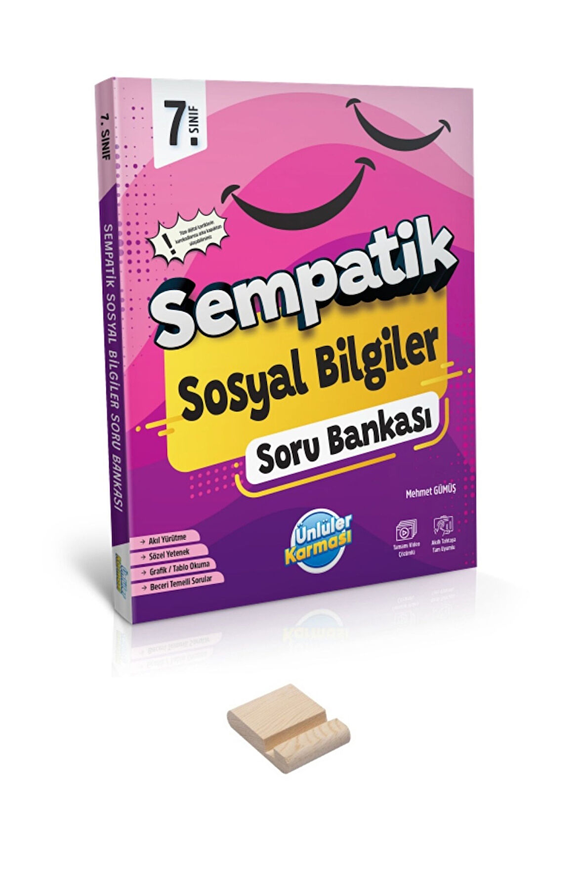 7. Sınıf Sempatik Sosyal Bilgiler Soru Bankası ve Telefon Tutucu