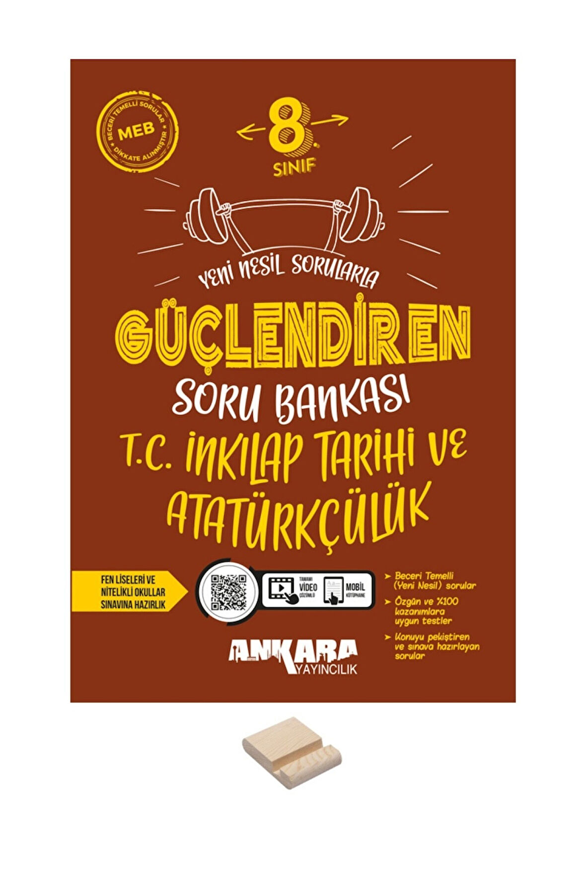 LGS 8. Sınıf İnkılap Tarihi Atatürkçülük Güçlendiren Soru Bankası ve Telefon Standı