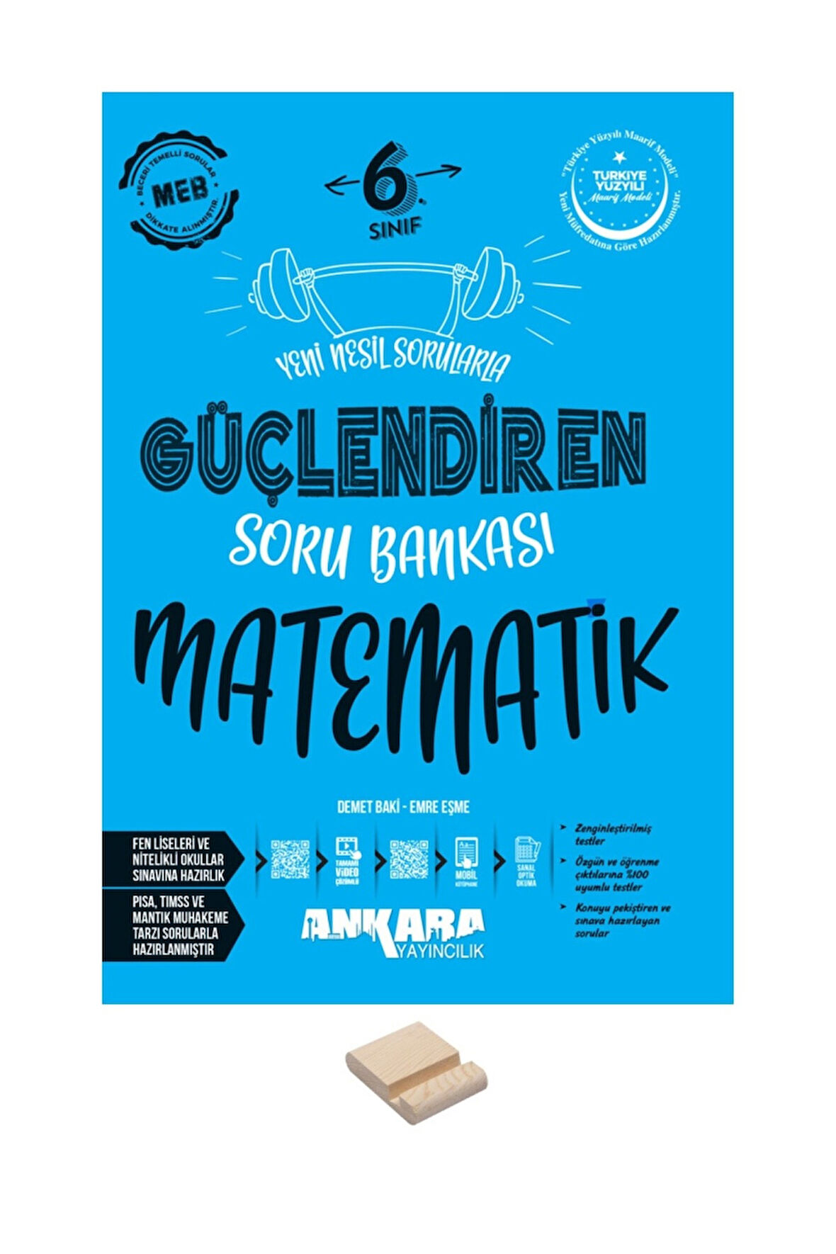 6. Sınıf Güçlendiren Matematik Soru Bankası ve Telefon Standı