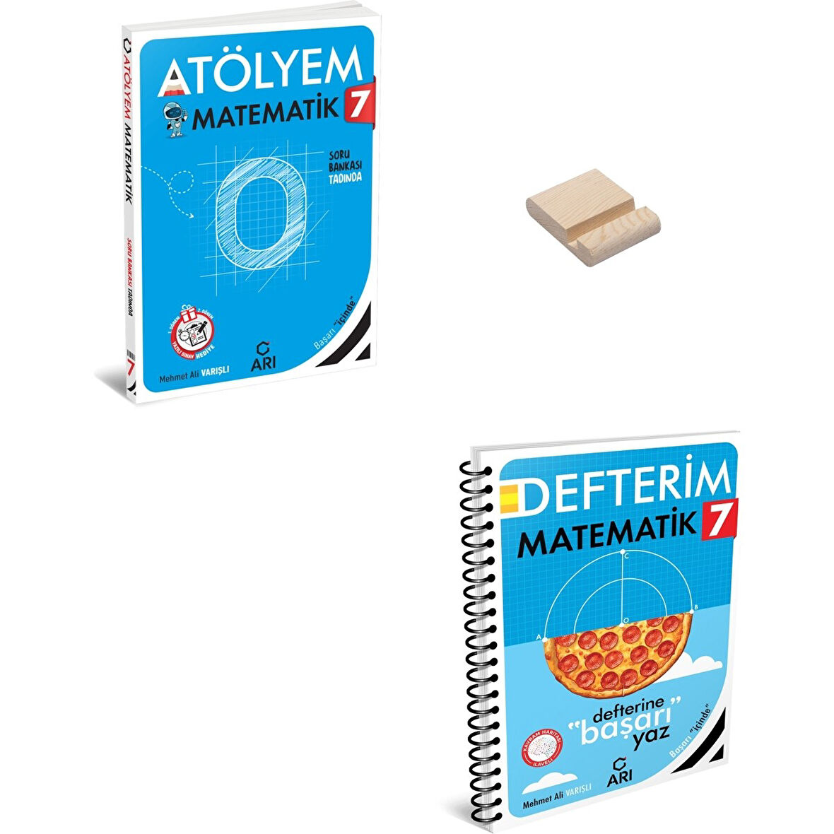 7. Sınıf Matematik Atölyem ve Defterim + Telefon Standı