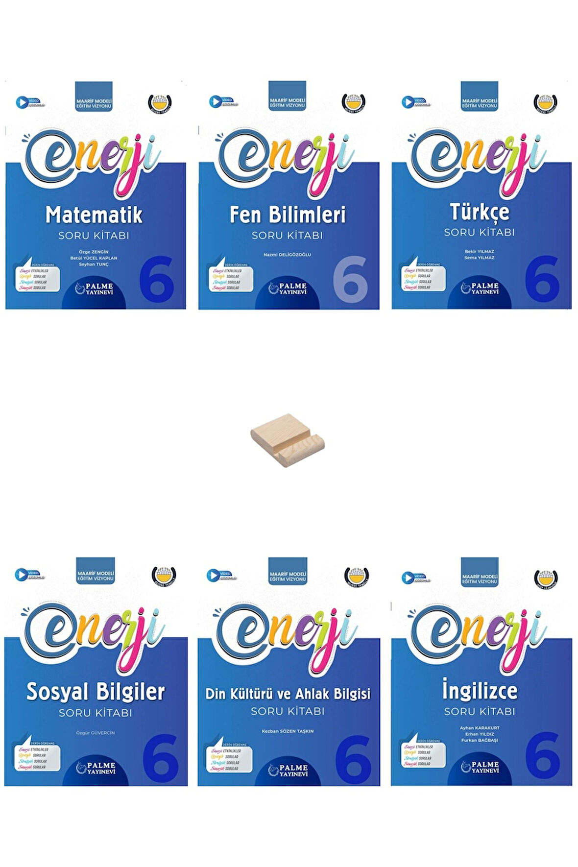 6. Sınıf Enerji Tüm Dersler Soru Bankası 6lı Set