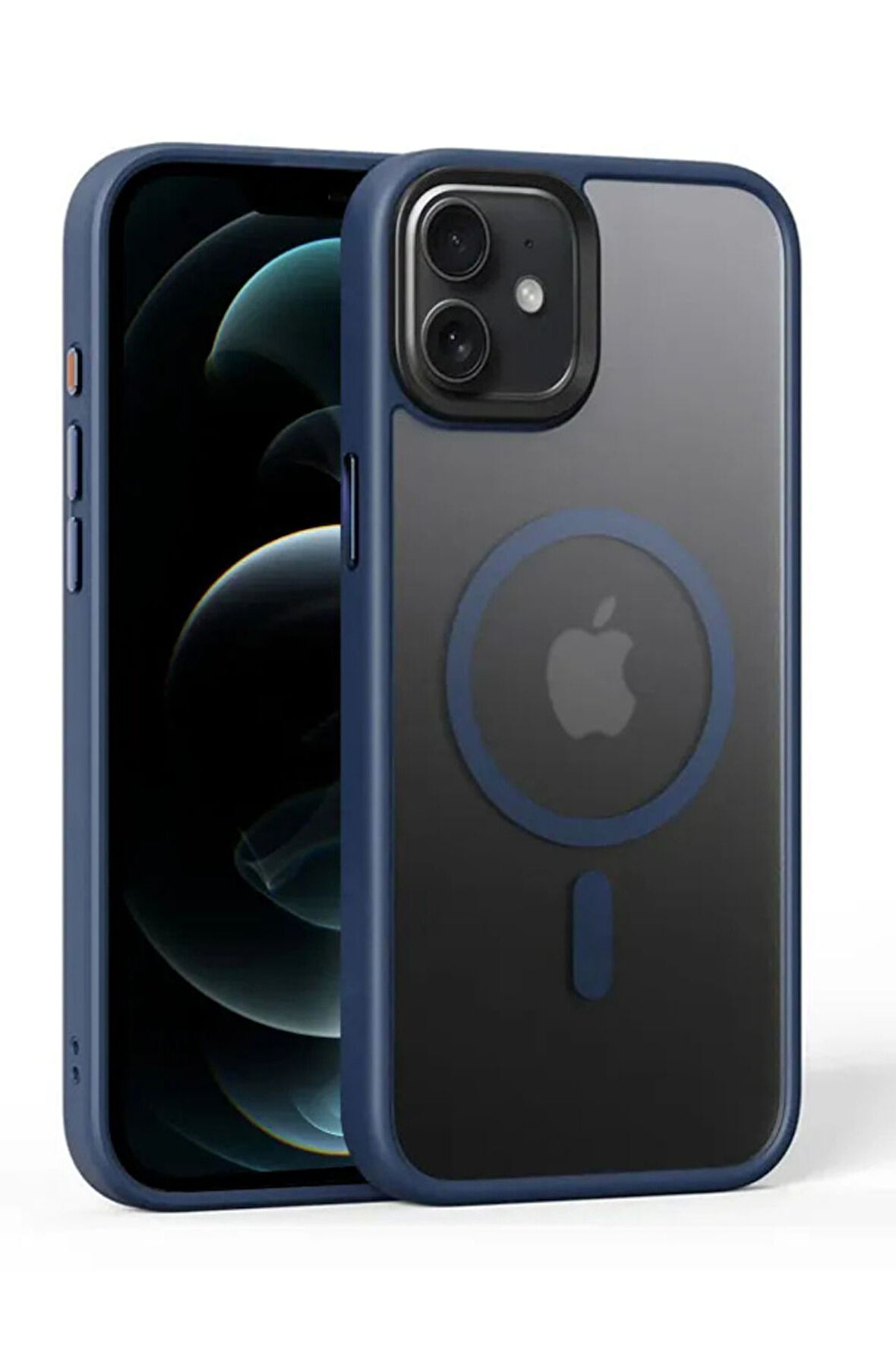 Apple iPhone 16 Pro Max Uyumlu Kılıf Zebana Fros Silikon Kılıf (Kablosuz Şarj Destekli)