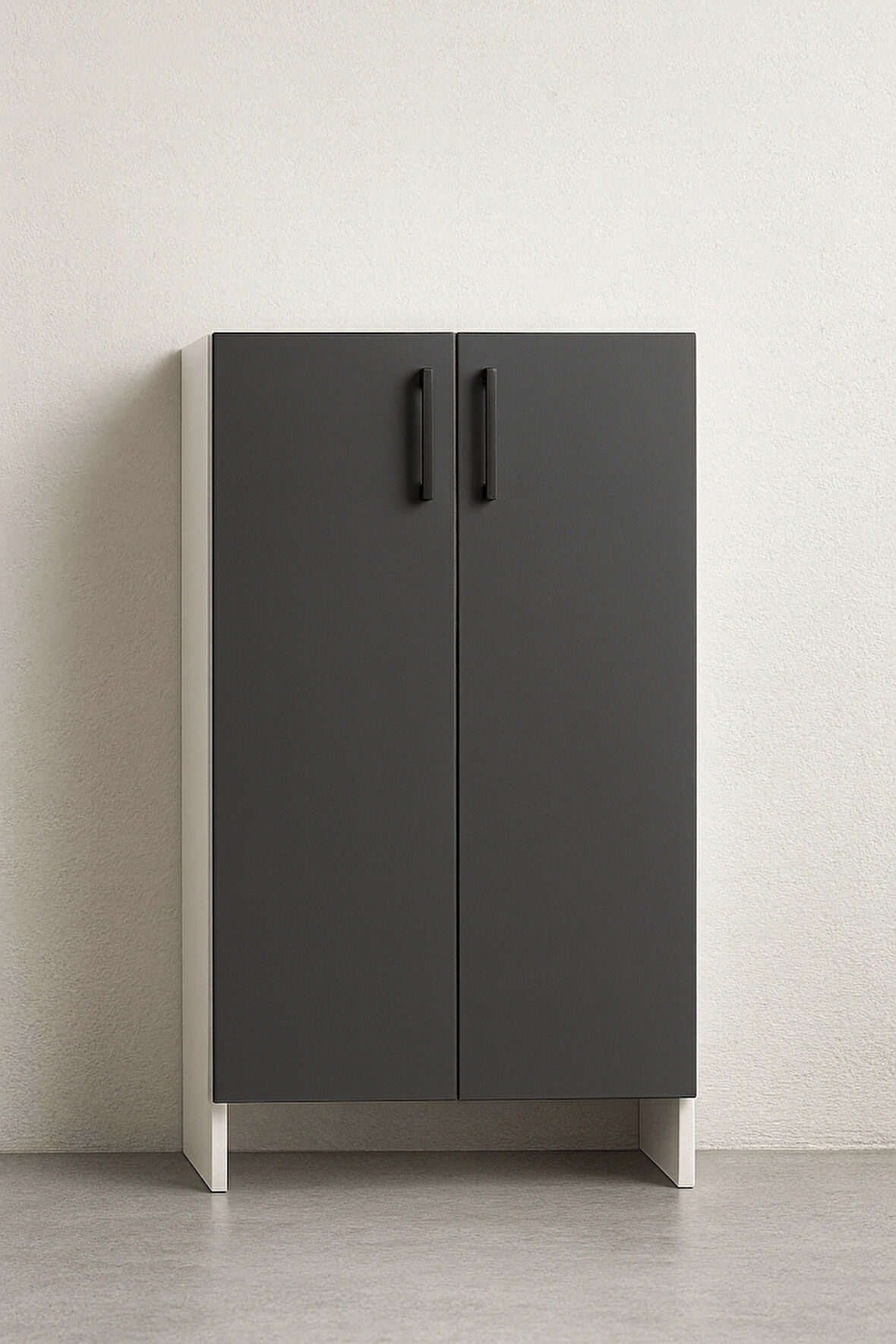 Modern Antrasit Çok Amaçlı Kiler Dolabı 