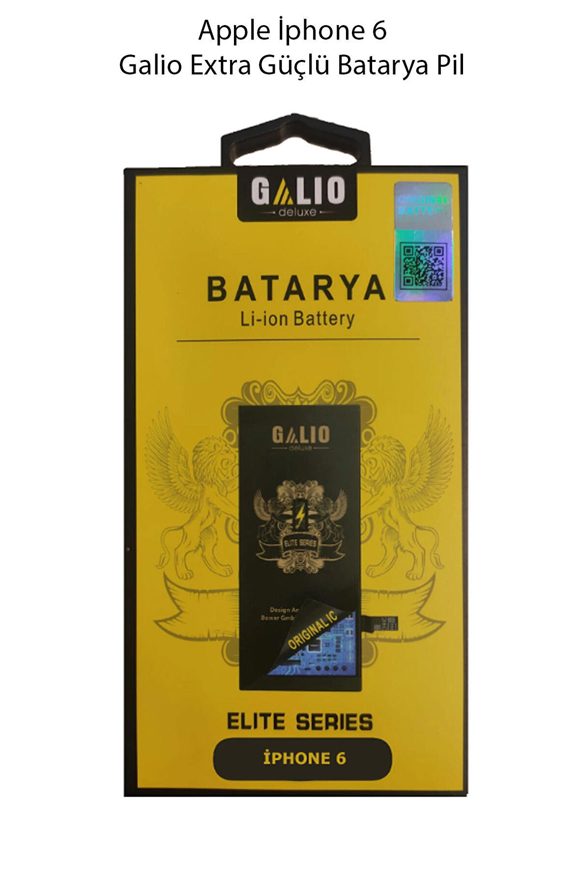 Apple İphone 6 Galio Extra Güçlü Batarya Pil 2400 Mah ( Apple Uyumludur.)