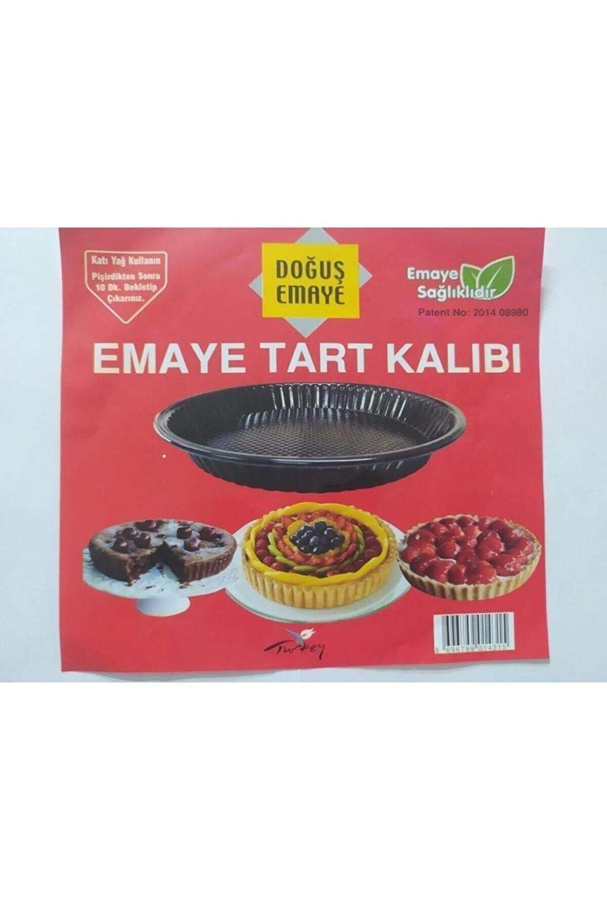 Emaye Tart Turta Kalıbı Royaleks-82501