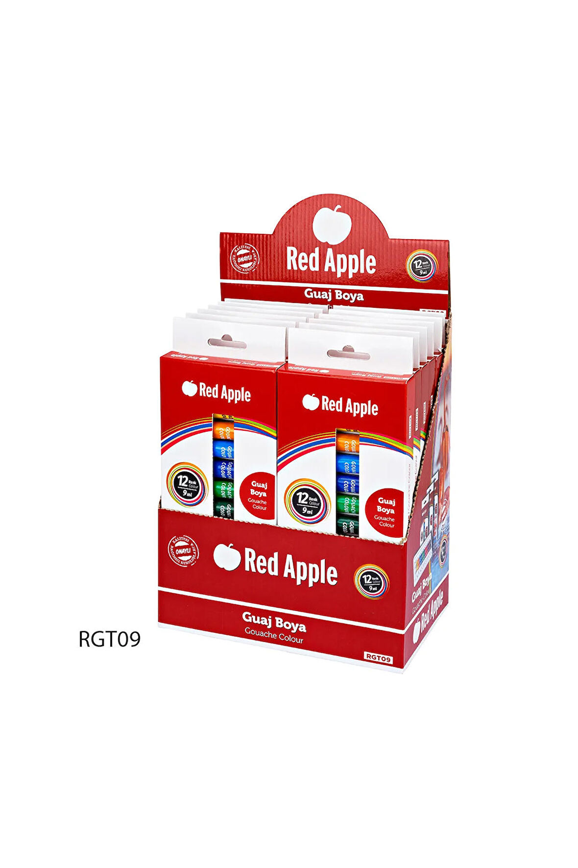 Red Apple Guaj Boya Tüp 9 Ml 12x72