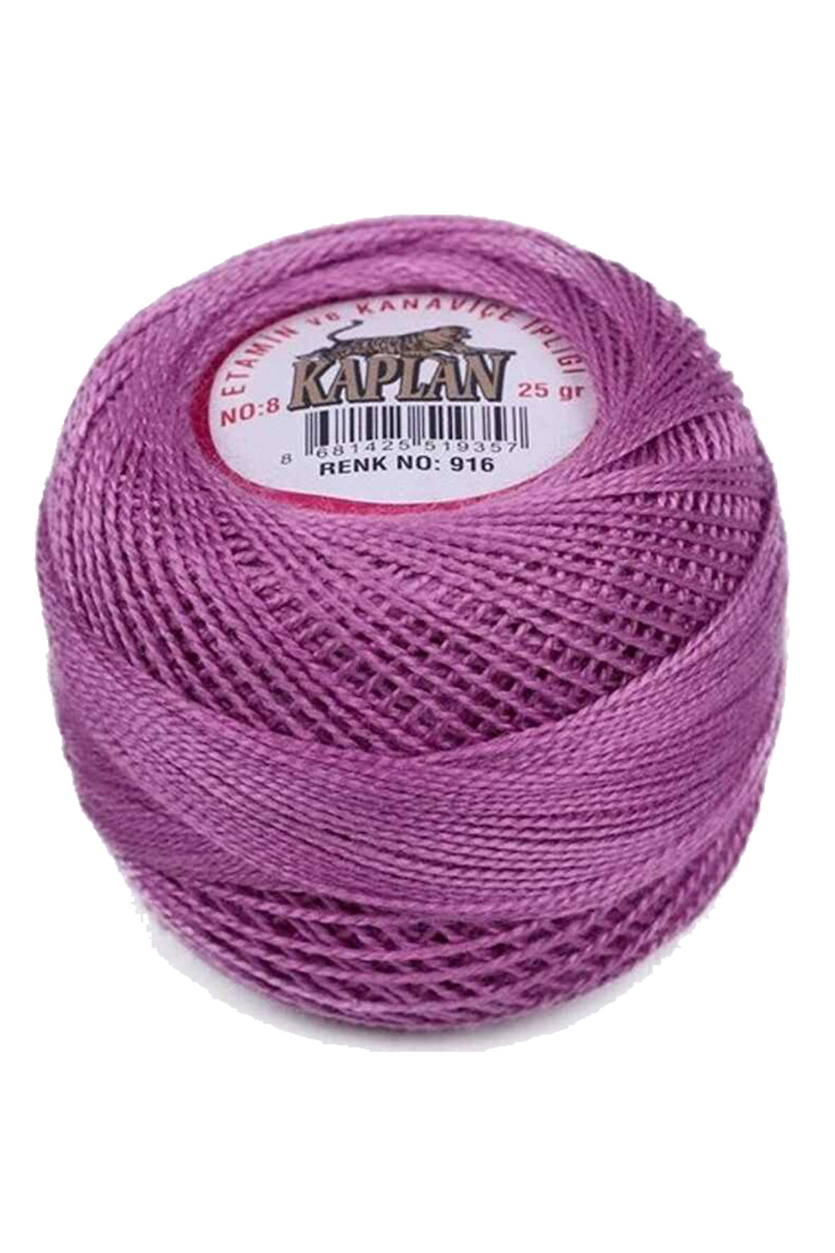 Kaplan Etamin Ve Kanaviçe İpi 8 No Kod/Renk: 916 - Royaleks