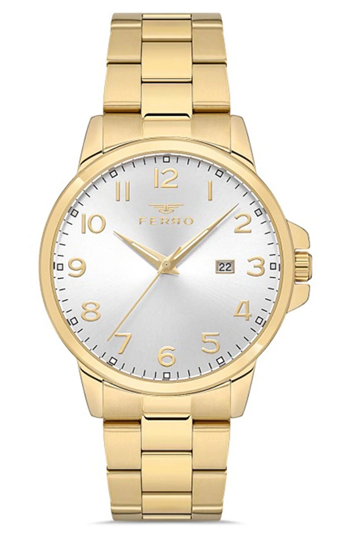 Erkek Çelik Kordon Kol Saati Çelik Kasa Su Geçirmez Takvimli Fonksiyon 2 Yıl Garantili