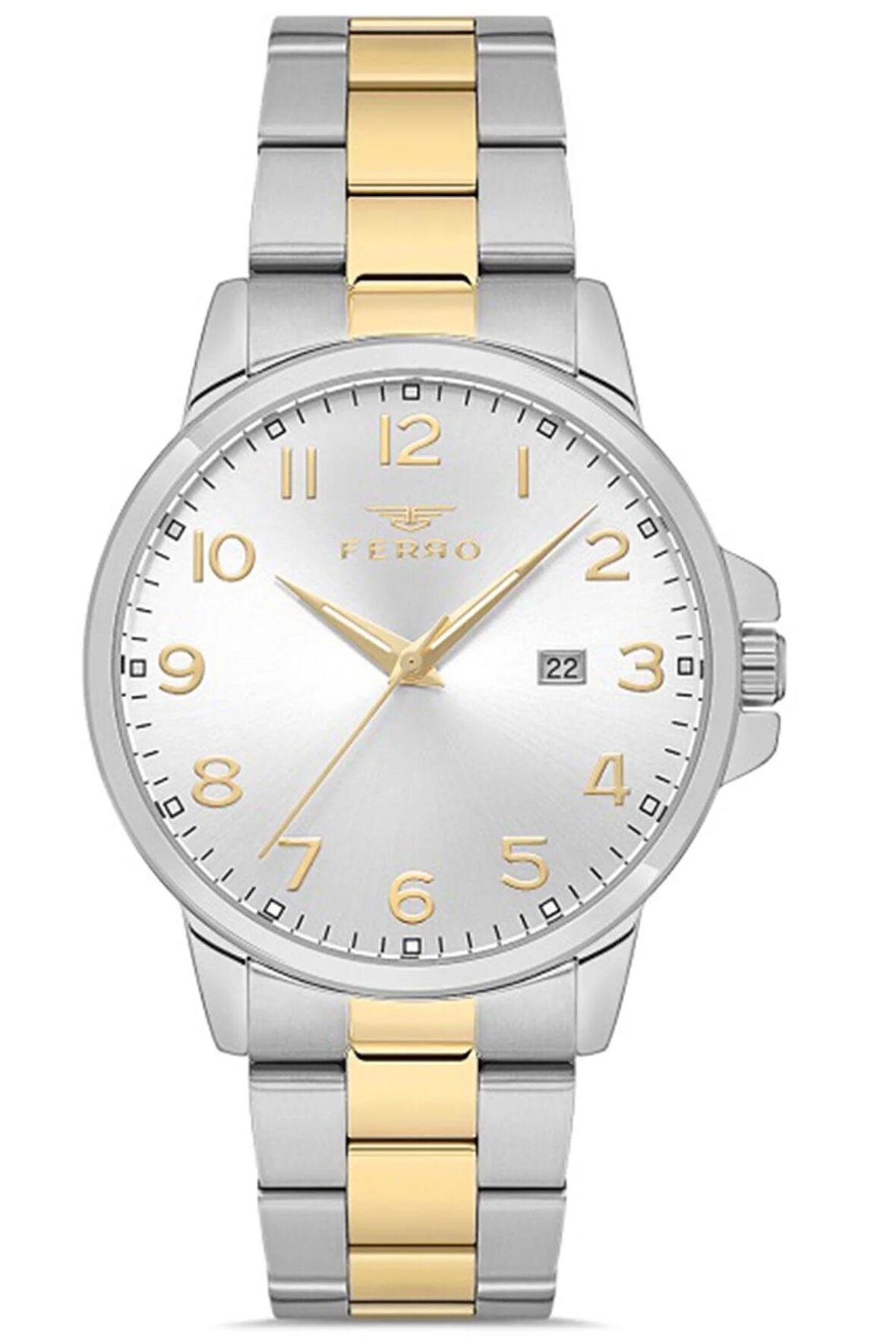 Erkek Çelik Kordon Kol Saati Çelik Kasa Su Geçirmez Takvimli Fonksiyon 2 Yıl Garantili