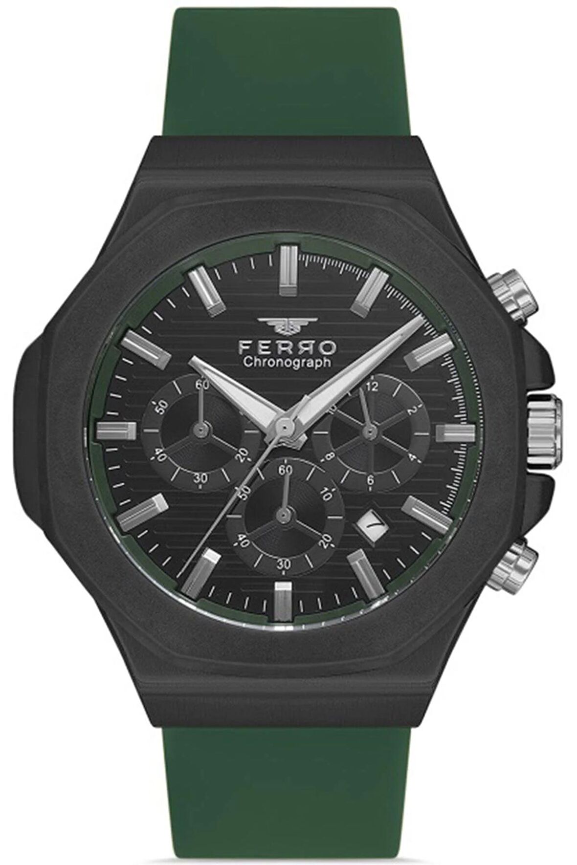 Erkek Spor Kol Saati Çelik Kasa Silikon Kordon Su Geçirmez Paslanmaz Çelik Premium Model