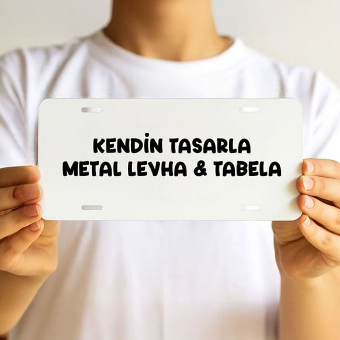 Kişiye Özel Kendin Tasarla Metal Tabela & Dekoratif Levha
