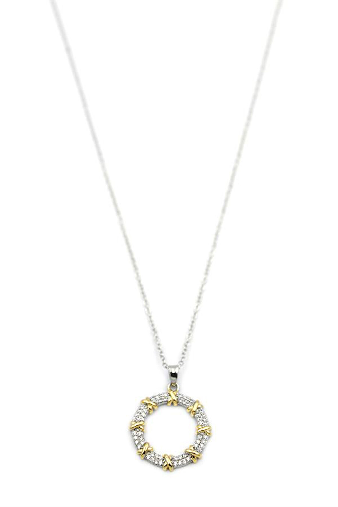 XOX Halka Kolye - Altın