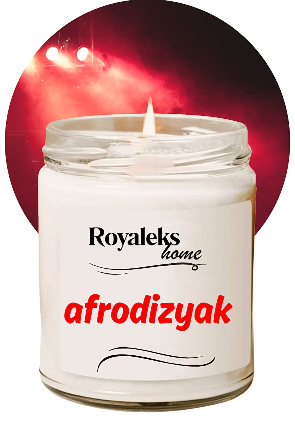Doğal Özel Seri Kokulu Dekoratif Kavanoz Mum 210 cc - Afrodizyak - RYL