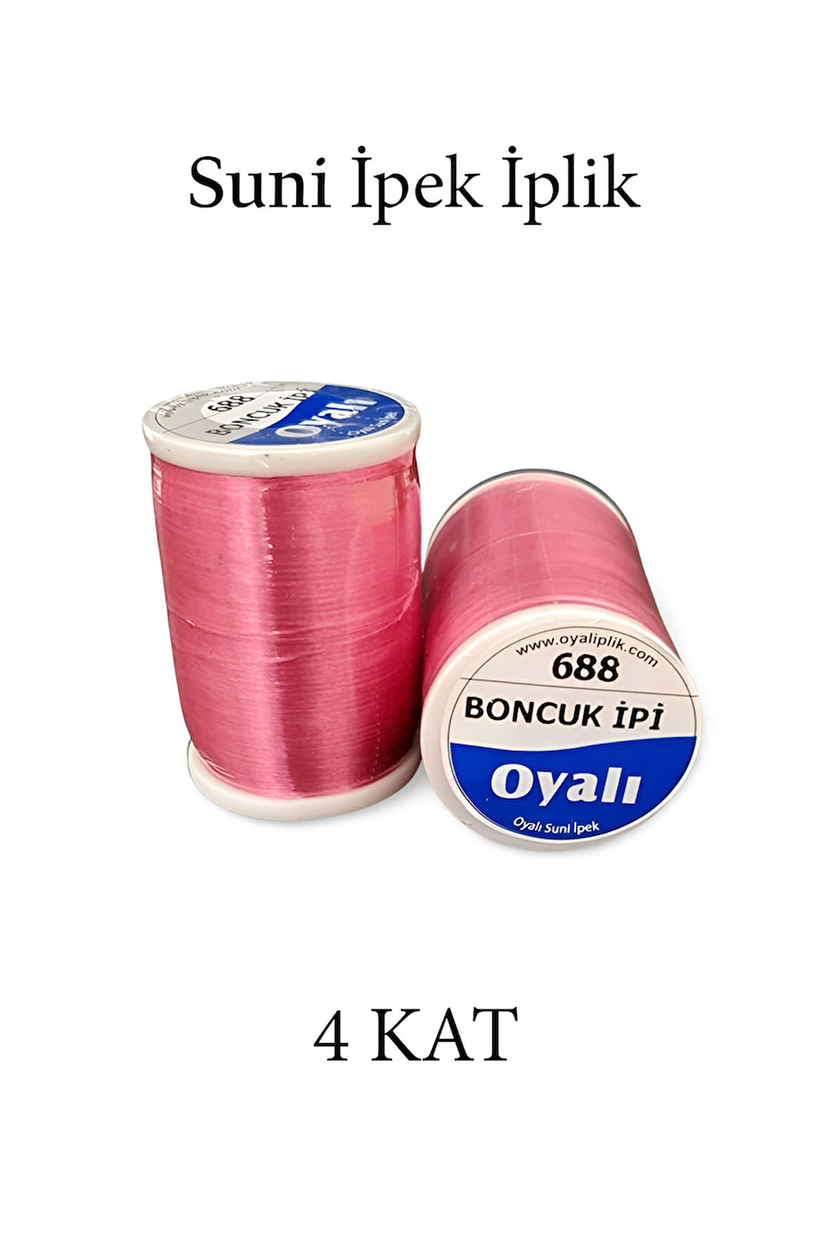 Oyalı 4 Kat Suni İpek İplik İğne Oyası Boncuk İpi Tığ Oyası No:688