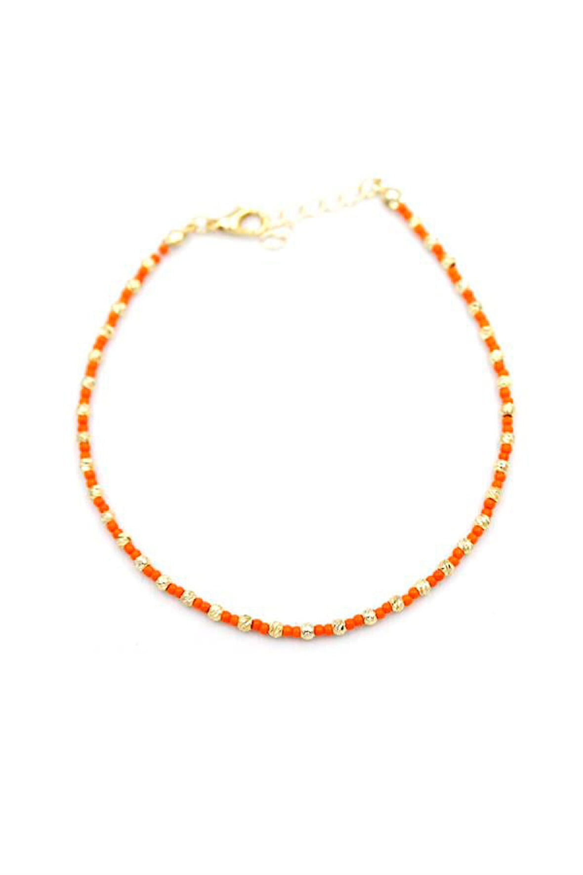 Dorika Boncuk Halhal - Turuncu