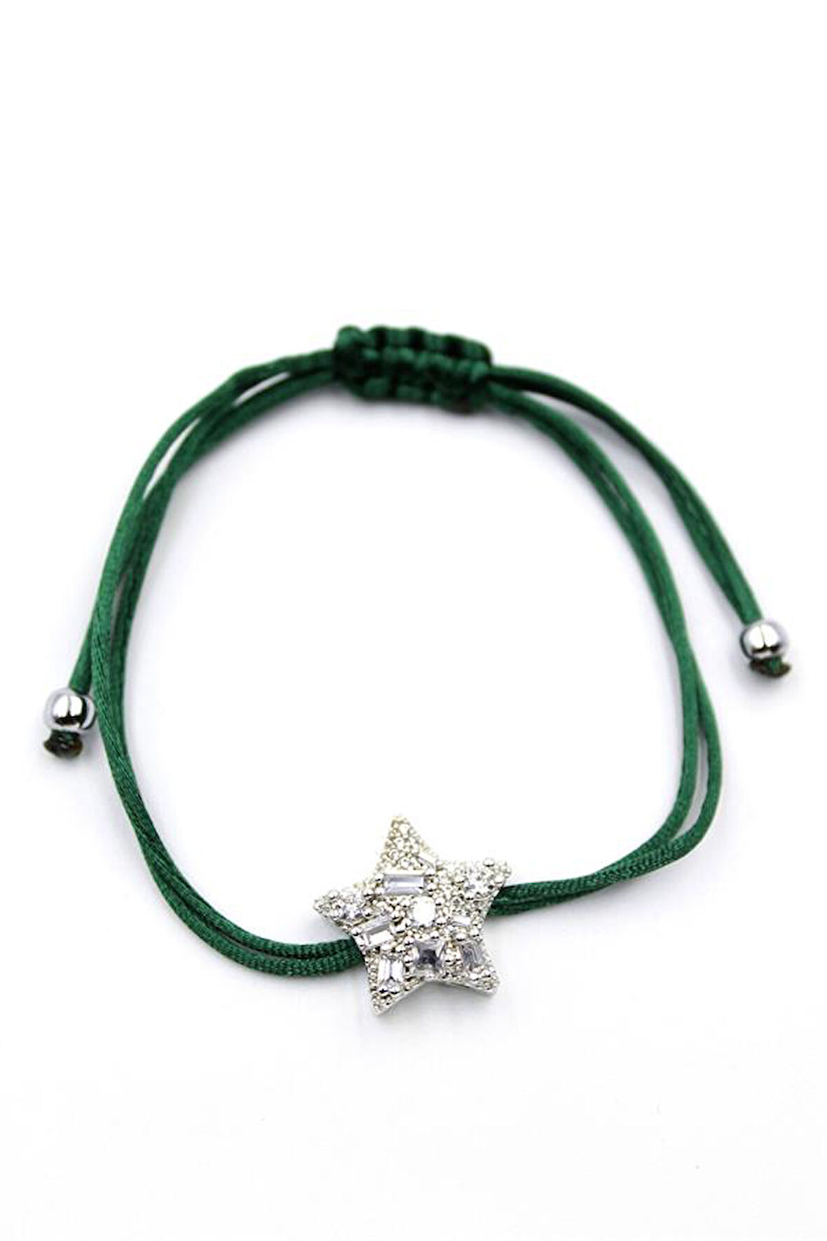 Yıldız İp Bileklik - Haki Yeşil