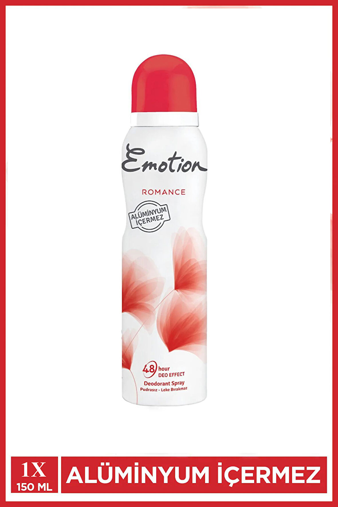 Emotion Romance Kadın Vegan Deodorant 150 Ml Hızlı Kurur, Leke Bırakmaz