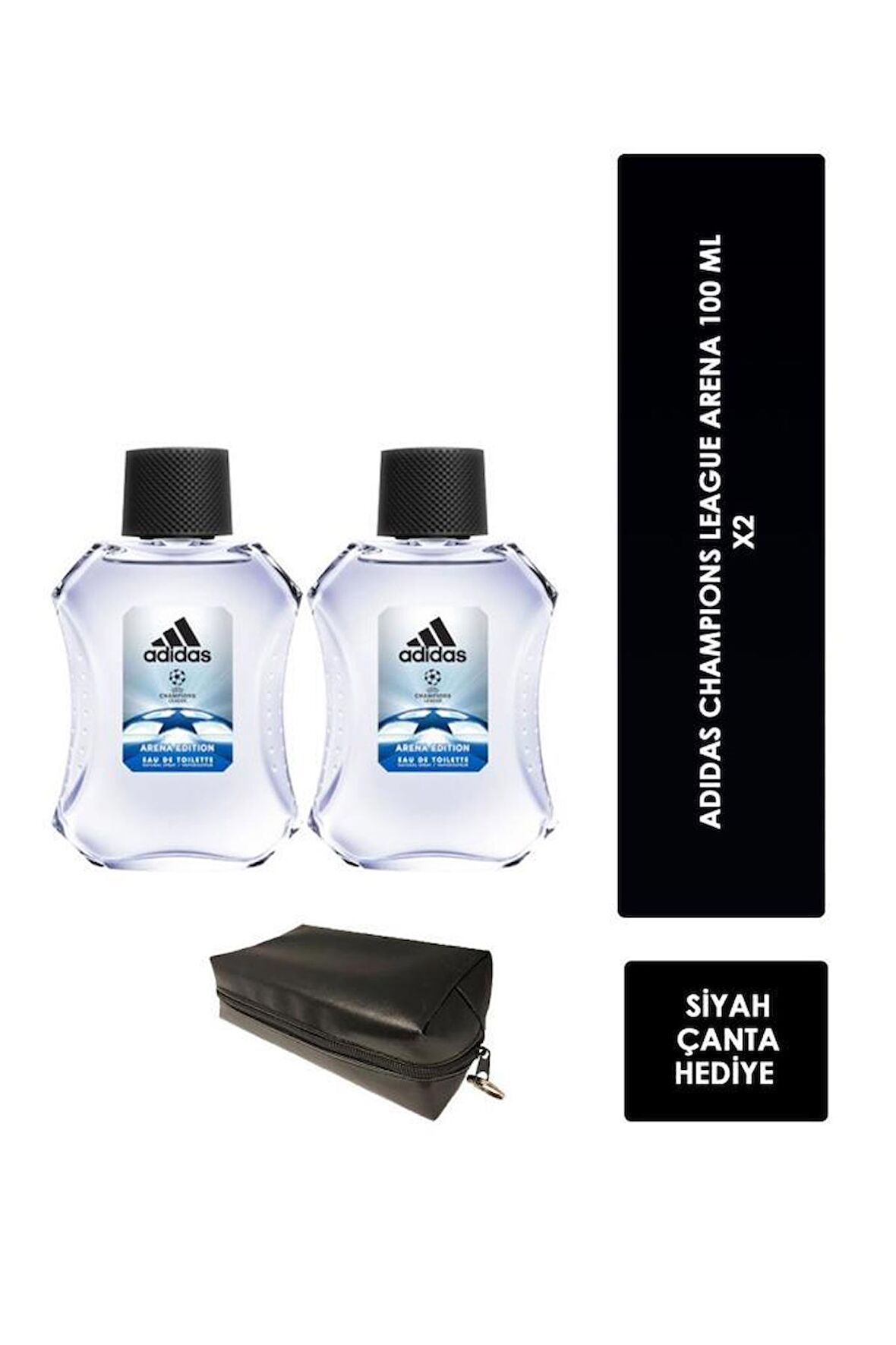 Adidas Champions League Arena Edition EDT 100 ml Erkek Parfüm Seti
