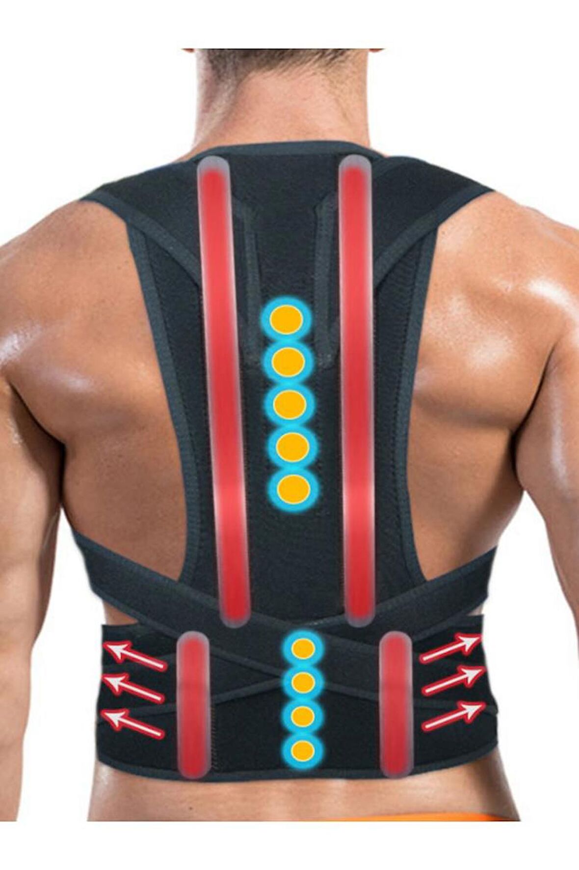 Balenli Manyetik Dik Durma Aparatı Dik Durma Korsesi Duruş Dik Korse