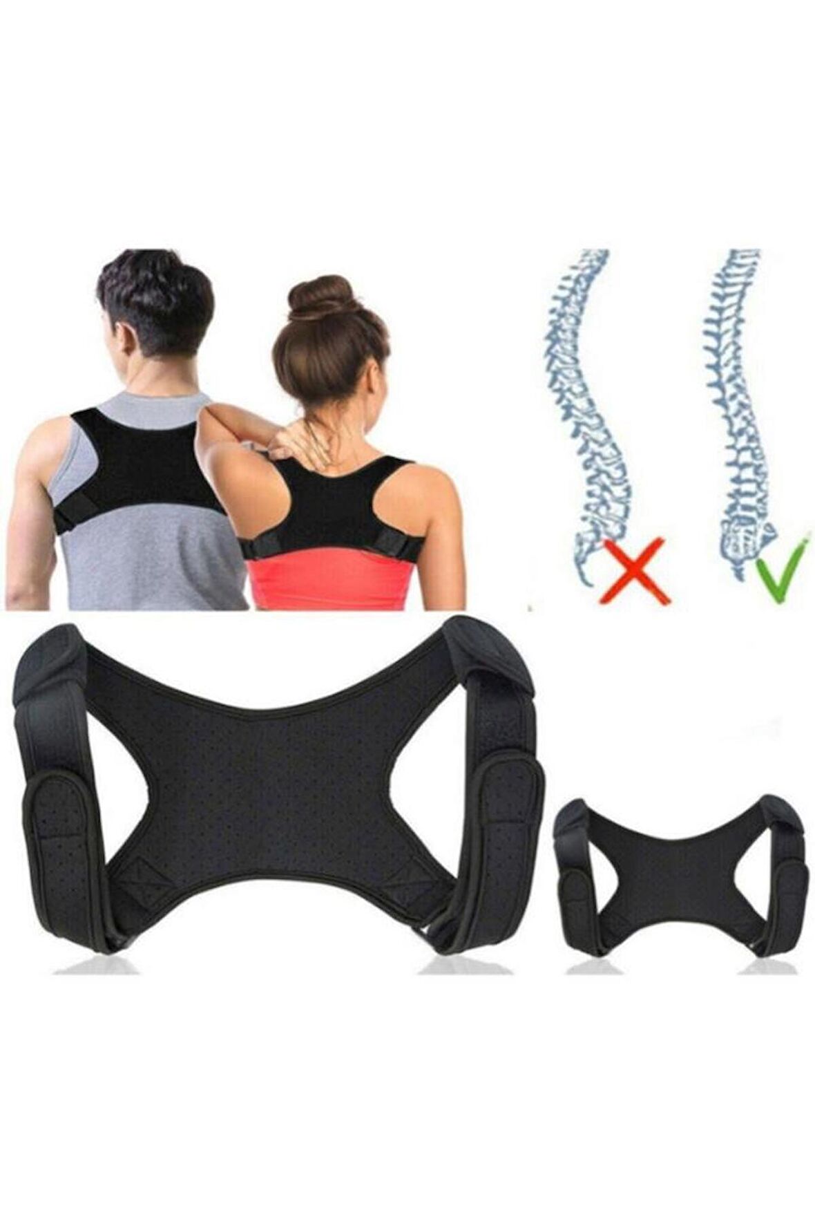 Medikal Çapraz Yeni Nesil Dik Durus Korsesi