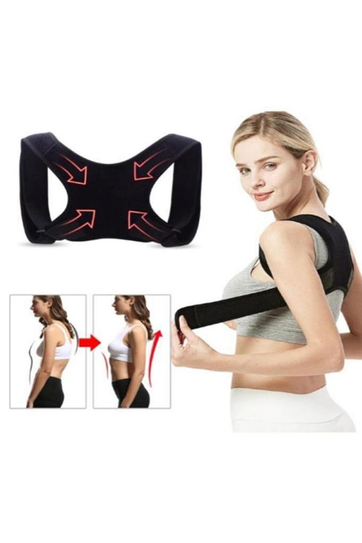 Yeni Nesil Dik Duruş Korsesi Posturex Korse Dik Durma Aparatı