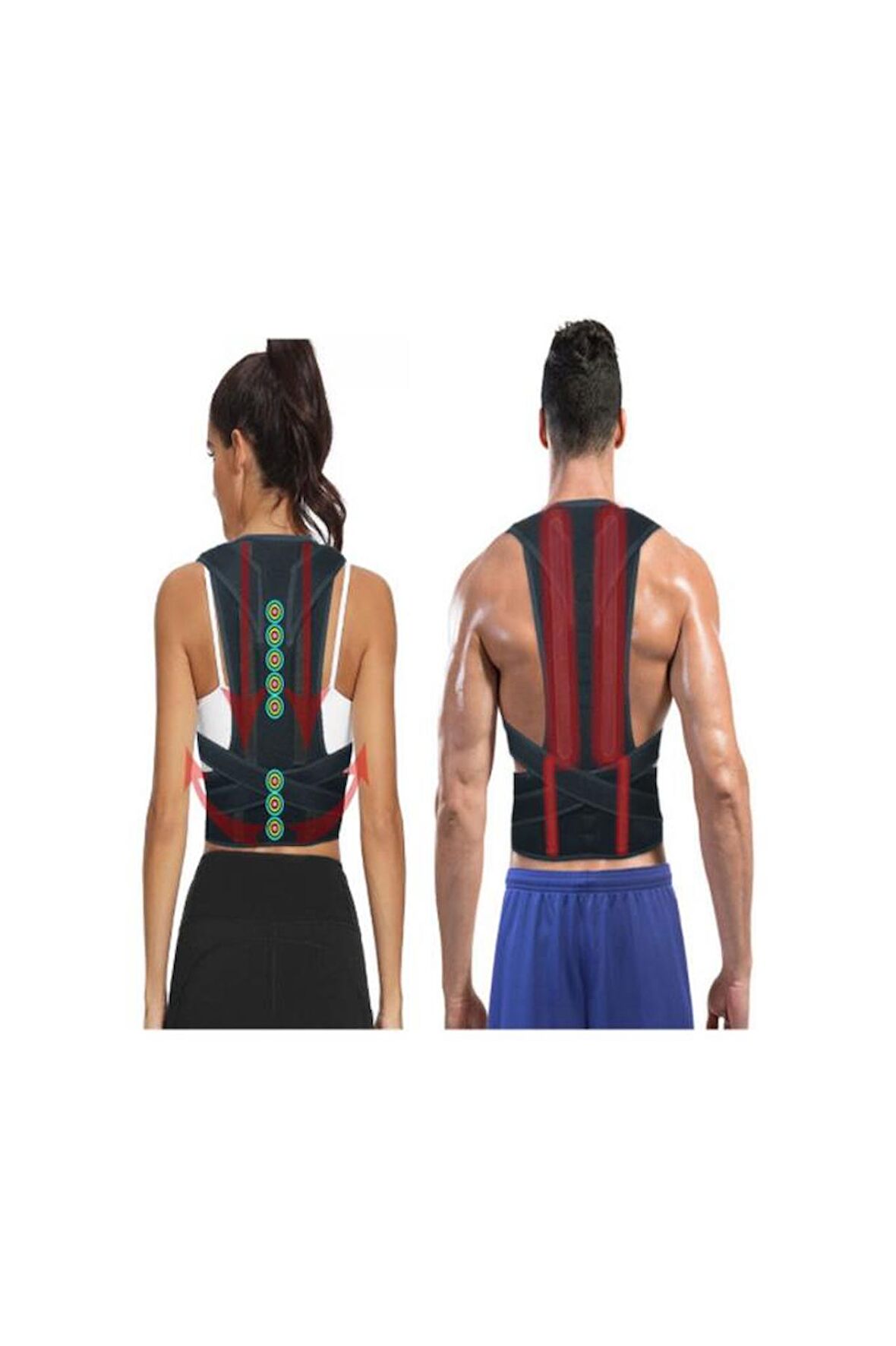 Balenli Ve Manyetik Dik Duruş Korsesi Kamburluk Önleyici Korse Yeni Tasarım