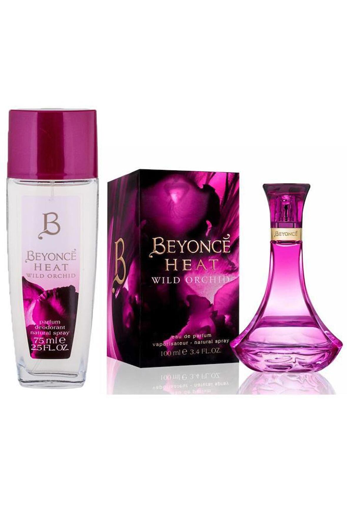 Beyonce Heat Wild Orchid EDP 100 ml Kadın Parfüm Seti
