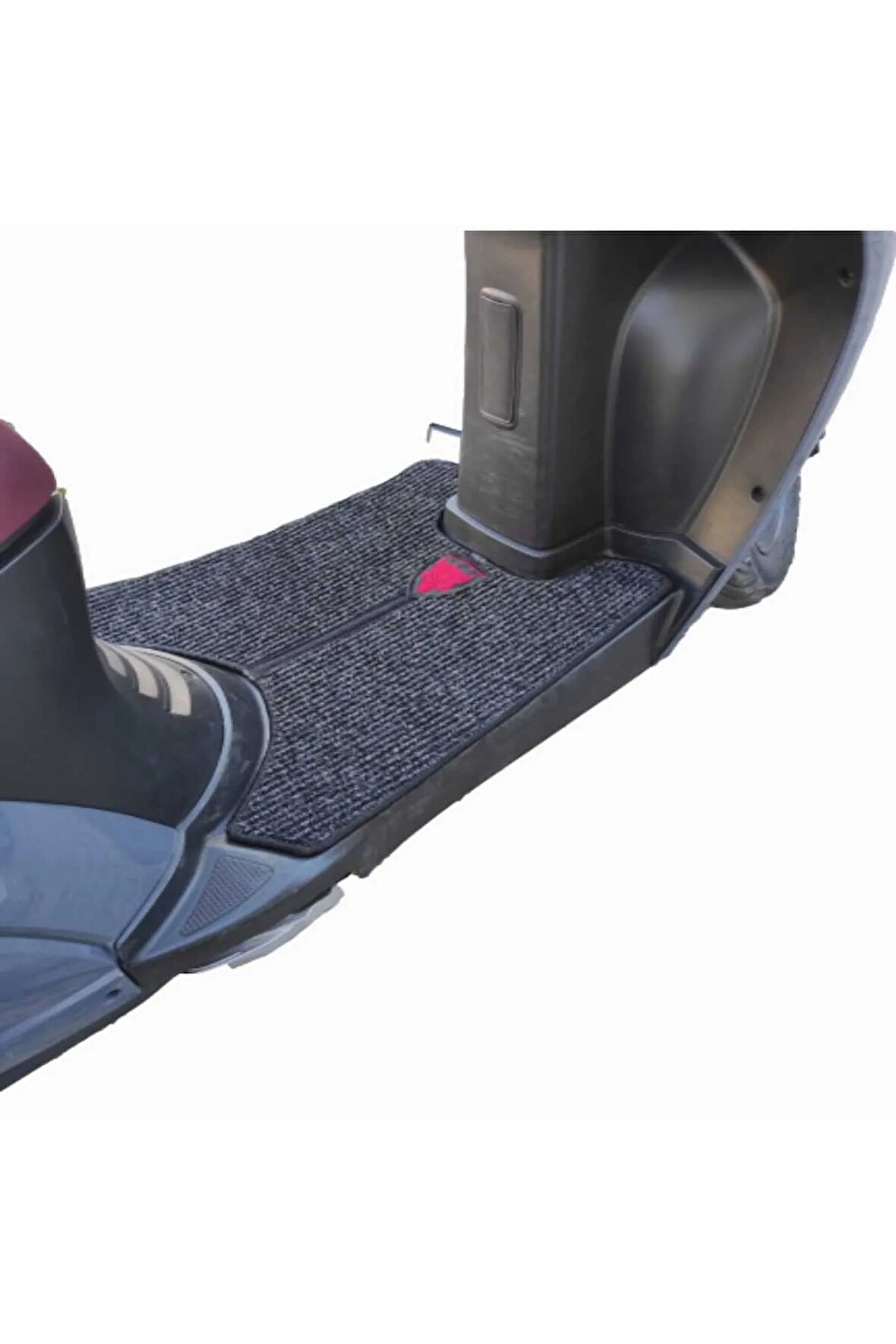 Motosiklet Aksesuar Koruyucu Paspas Mocco 50cc 125cc Uyumlu Siyah Kenar Overlok